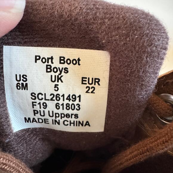 Sperry Boys Port Duck Boot Toddler Size 6 EUC Rain Boots Little Kid Outdoor - Picture 13 of 14